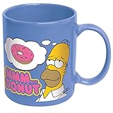 The Simpsons Homer Mmm? Donut Blue Ceramic Mug
