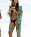 Chalier Womens Nightgown Batwing Sexy Sleepwear V Neck Loungewear Sleepshirt Short Sleeve Nightshirts Plus Size (green, XL)