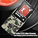 AGPtEK A20 8GB MP3 Player with FM Radio/Voice Recorder, 70 Hours Playback and Expandable Up to 64GB with Independent Lock & Volume Control, Camo Green