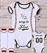 Half Birthday 6 Month Onesie Baseball Half Way To First Shirt