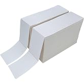 LLIKED 4x6 Thermal Shipping Labels, 4000 Fanfold Thermal Printer Labels | 2stacks, 2000 Labels/Stack, Perforated, BPA Free, Strong Adhesive, Compatible with Most Direct Thermal Printers