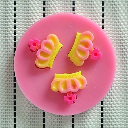 Freds Mold - Queen Tiara Crown Decor Theme Fondant Silicone Sugar Mold, Small