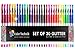 Glitter Gel Pens by Color Technik, Set of 30 Glitter Pens, Best Assorted Colors, Now with More Ink, Enhance Your Adult Coloring Book Experience Now, Perfect Gift Idea