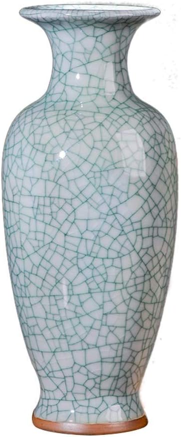 Amazon Xcy ドライフラワーデコレーションアート家の家庭用リビングルームの寝室のオフィスデスクトップ緑16 X 34 Cmのための美しい花瓶 の墓の陶磁器の古典的な簡単な手作り Diy 工具 ガーデン