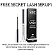 EYELASH SERUM by SECRET BEAUTY CLUB, 1 Way to Repair Extension Damage Fast, No Need for False Eyelashes, Top Enhancing Stimulating Growth Treatment, Best for Lashes & Brows