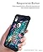 Hocase for iPhone XR Case, Heavy Duty Shockproof Protection Soft Silicone Rubber+Hard Plastic Bumper Hybrid Dual Layer Protective Case for iPhone XR (6.1-inch Display) 2018 - Mandala in Galaxy
