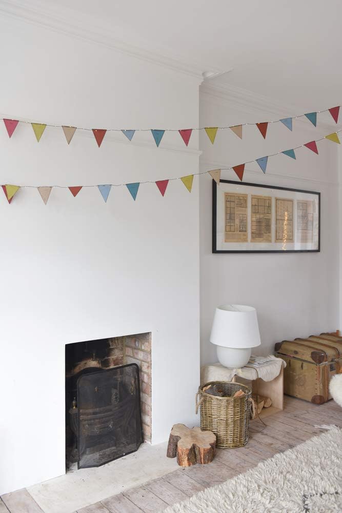 Multi Colour Metal Bunting String Lights