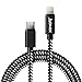 JYDMIX USB C to Lightning Cable 3FT [Apple MFi Certified] Nylon Braided Compatible with iPhone 12/12 Pro/SE 2020/11/11Pro/ X/XS/XR/XS Max / 8/8 Plus, Support Power Delivery by Type C Charger