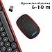 i-Star Wireless Keyboard and Mouse Combo - Portable Ultralight Novel Round Compact 85 Key with 2.4G USB Nano Receiver Auto-Link PC Desktop Computer Laptop Mac Tablet for Office Work Game Play