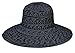 Wallaroo Hat Company Women’s Scrunchie Sun Hat – UPF 50+ Sun Protection, Packable and Adjustable Sizing for Medium Crown Sizes – Sun-Smart Hat for Travel, Poolside, Everyday (Black/White Dots)