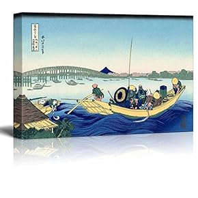 Sunset Across The Ryogoku Bridge from The Bank...