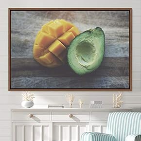 signwin Framed Canvas Wall Art Fruity Citrus Colorful...