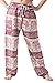 Bangkokpants Hippie Boho Pants Bohemian Elephant Unisex One Size US Size 0-12 (Red)