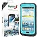 Redpepper Samsung Galaxy Note 2 N7100 / Note II LTE N7105 Waterproof Dirtproof Snowproof Shockproof Case Rugged Protection Cover (Blue)