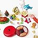ORCARA Miniature Dollhouse Chinese Festival Snack Toy Figure Doll Gift Set of 8