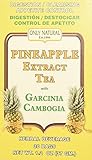 Only Natural Tea Pineapple Extract, Garcinia Cambogia Tea Bags, 20 Count by Only Natural
