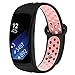 Band Compatible Gear Fit2 Pro /Fit2 , Kmasic Silicone Sport Replacement Strap for Samsung Gear Fit 2 Pro & Fit 2, Black/Pink