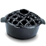 Minuteman International Enamel Steamer Lattice Top