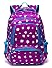 Kids School Backpacks for Girls School Bags Bookbags for Children (Purple&Blue)