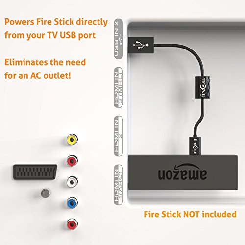 to firestick on cable install how Cable Fire Stick PowerPlus Powers for  Amazon New TV