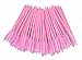 100PCS Lovely Pink Disposable Eyelash Mascara Wands Eyelash Extension Makeup Applicator Brushes And Eyelash Curler