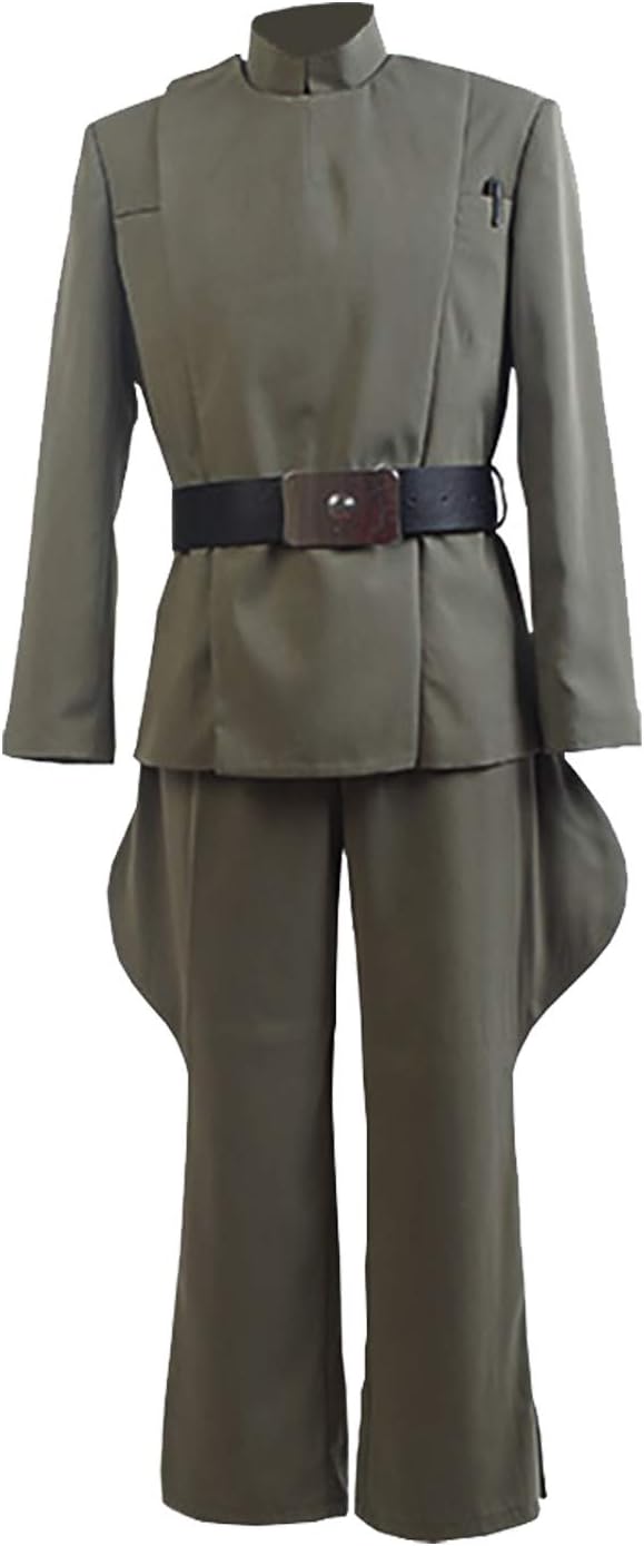 GOTEDDY Imperial Officer Costume Men Halloween Cosplay Green Uniform Outfit (M)