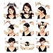 BERON Silver Wig Short Curly Wig Silver White Wigs Women Beach Wave Wigs for Cosplay Costume Party Hairnet Included