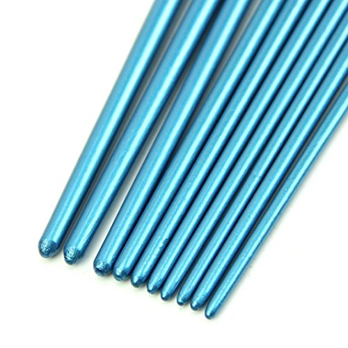 KingWo 10Pcs Artists Paint Brush Set Acrylic Watercolor Round Pointed Tip Nylon Hair
