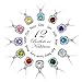Simulated Birthstone Necklace Halo Lab Simulated Diamond Square Pendant Jewelrys for Women Love Necklace