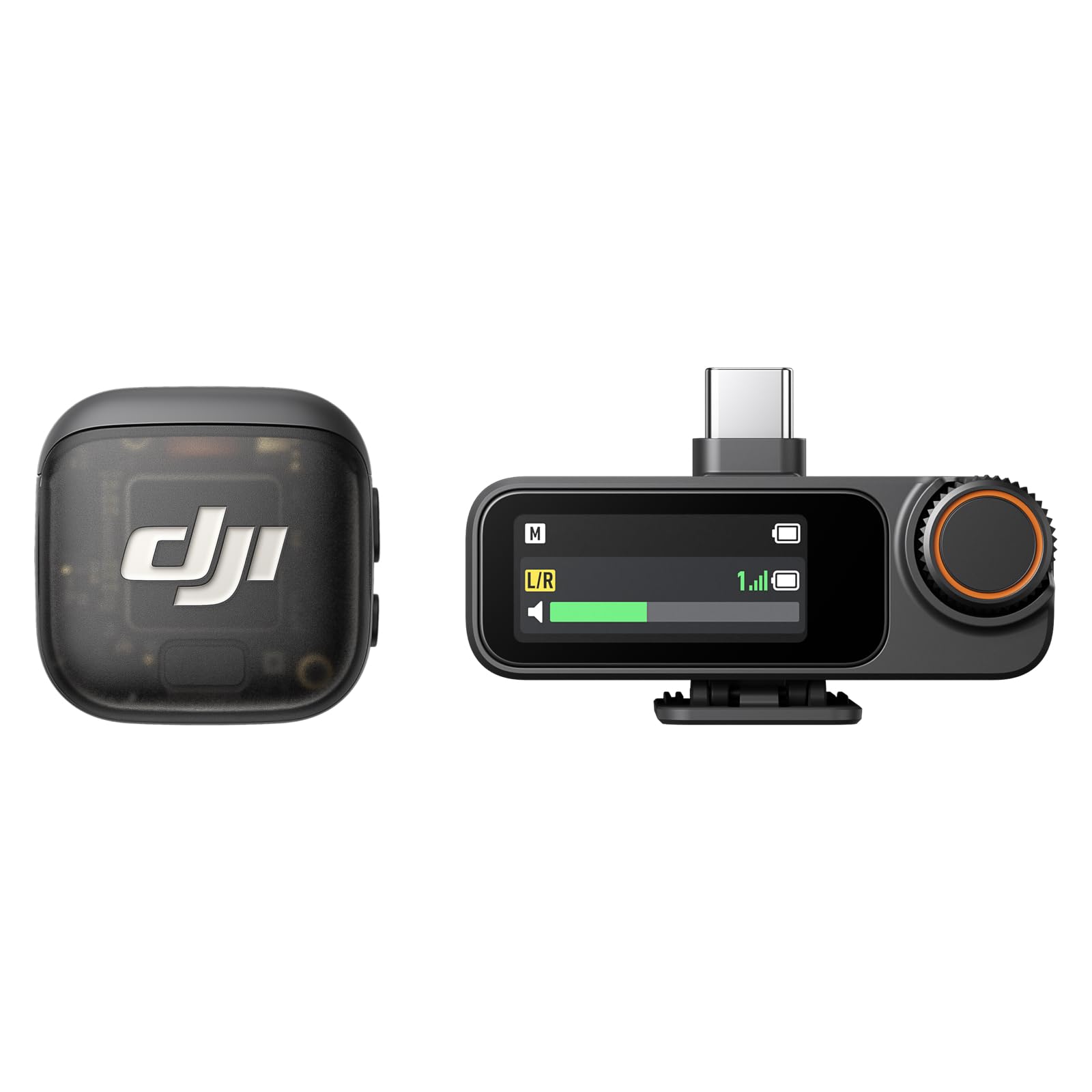 DJI Mic 3 (1 TX + 1 RX), Wireless Lavalier Mic for iPhone/Camera/Android, Ultralight, Extended Operating Time & Fast Charging, 1312ft (400m) Transmission, Noise Cancelling, Vlog, Streaming Image