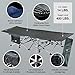 ELTOW Cozy Folding Camping Cot | Heavy-Duty Portable Collapsible Sleeping Bed with Pillow & Mattress | Superior Camping Gear with Strong Steel Frame & 1680D Oxford Fabric | Supports 400 Lbsthumb 3