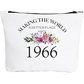 Fokongna 60th Birthday Gifts for Women Mom Grandma Aunt BFF Friends Teacher Boss Staff Colleague Coworker-Making The World Since 1965-60 Years Old Gifts Ideas For Women Turning 60 Wife Sisters Her