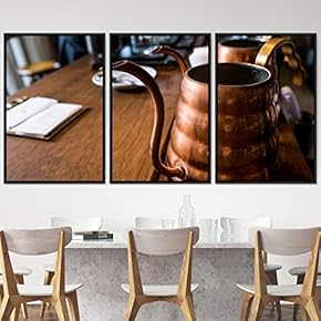 signwin 3 Piece Framed Canvas Wall Art Drinks...