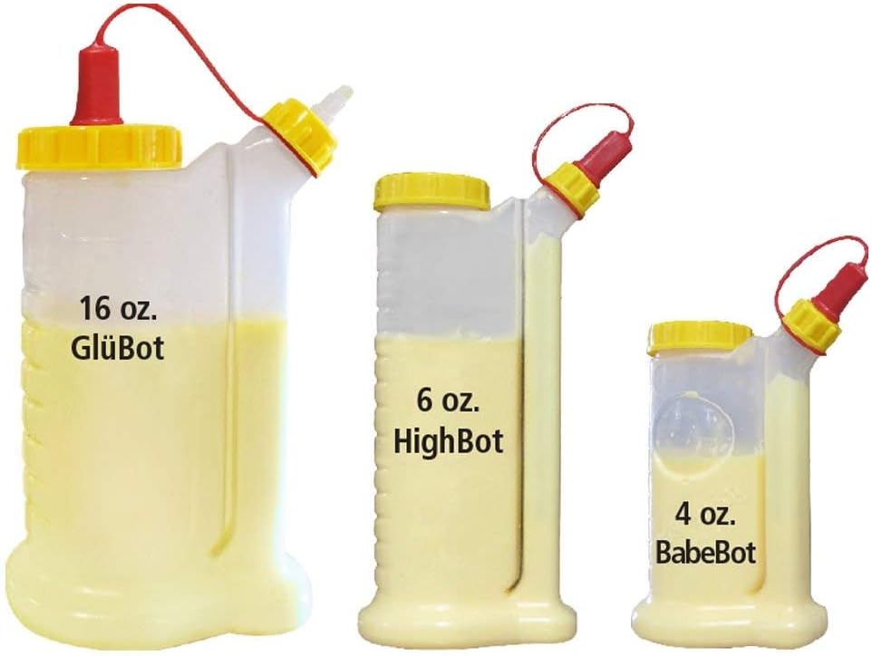 FastCap 02182 HighBot 6-Ounce Wide Mouth Glue Bottle, Multicolor, 6 Ounces - Image 4