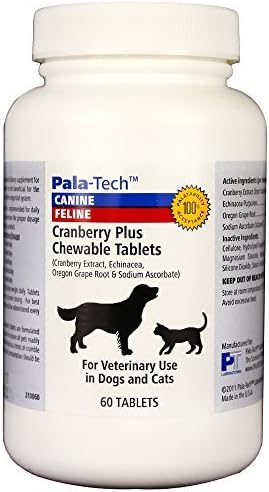 Pala-Tech Cranberry Plus for Dogs and Cats-60 Chewables by Pala-Tech