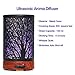 Ultrasonic Cool Mist Essential Oil Diffuser 100ml Capacity Metal Aromatherapy Diffuser with Waterless Auto Shut-Off Protection,7 Colors Changed LED for Home,Office,SPA (Tree)thumb 1
