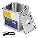 Mophorn Ultrasonic Cleaner 1.3L Total 110W Ultrasonic Parts Cleaner Professional Stainless Steel Industrial Ultrasonic Cleaner Jewelry Cleaner with Heater Timer(1.3L)