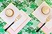 Sugar & Cloth 5.5 Inch Rectangle Dessert Plate, White with Gold Edge, 24 Count