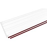 Milescraft 7208 Replacement Guide Strips for 1409 Track Saw Guide and 1408 Guide Rails - Two 27.5&rdquo; Splinter Guard Cutting Strips with Rubber Grip Backing &ndash; Peel and Stick &ndash; For Two Rails