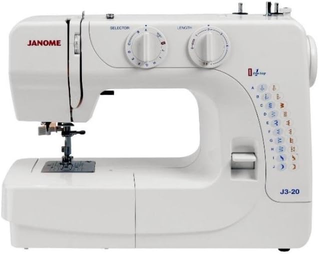 Janome J3-20 Sewing Machine Waterproof IPX7 Top-Mounted Controls