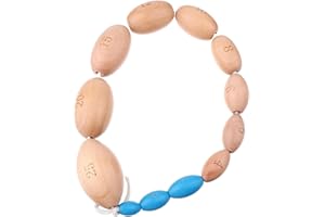 Orchidometer Endocrine Rosary - Wooden Endocrine Measurement Aid | Wood Smooth Orchidometer | Measuring Tool For Pediatrician