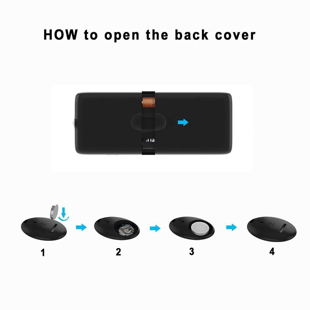 GuGio Wireless Key Finder Phone Finder Smart Tracker Locator with LED Flashlight Anti Lost [1 Remote Control Transmitter 4 Receivers] Anything Finder Alarm Reminder Quickly Find Your Lost Items