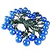 (Heavy Duty)G40 Globe Outdoor String Lights,17 Ft 25 LED Garden Patio Bar Wedding Party Christmas Lights Mood Lighting for Indoor Outdoor Use,2 Fuses Include MAXINDA (G40, blue)
