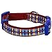Blueberry Pet Soft & Comfy Scottish Adventure Madison Stripes Designer Padded Adjustable Dog Collar, Medium, Neck 14.5