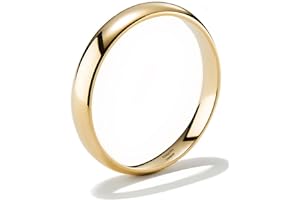 NOKMIT 2mm 4mm 6mm Gold Wedding Bands for Women Men Dainty Gold Silver Tungsten Cigar Band Rings Thumb Pinky Ring High Polish Non Tarnish Comfort Fit Size 4-12