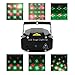 LED Stage Light - LED Lights LED DJ Lights Portable Mini LED Party Lights 6 Multi-Patterns Red and Green Stage LED Light Sound Activated Party Projector Lights With Wireless Remote