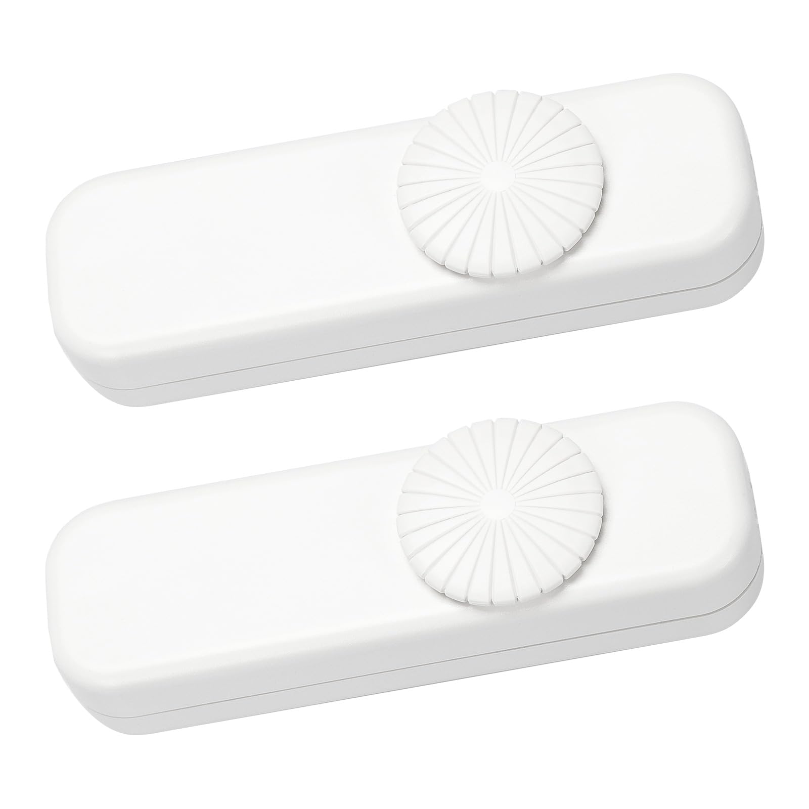 Photo 1 of Inline Dimmer Switch 2 Pack, Full Range Rotary Switch, White Cord Switch Replacement for Table and Floor Lamps, Pendant Light, Works With Dimmable LED, Incandescent, Halogen Bulbs