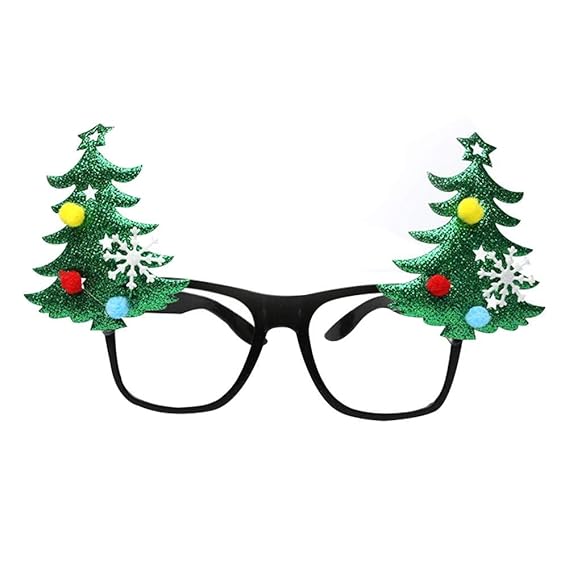 Weihnachts-Augenschmuck Weihnachten DIY-Brille Fancy-Dress-Brille Neuheit Weihnachts-Brille Bringen Sie Spaß auf die Party fü