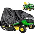 Sunluway LP93917 Riding Lawn Mower Cover For John Deere 100-X300 Series Tractors, 330D Oxford Fabric Rain Protector from Dust Dirt Snow Rain Sun Rays, Supply All Weather Outdoor Protection