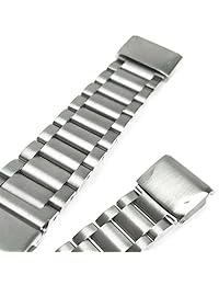 yooside 20 mm. Ajuste Fácil pulsera para GARMIN FENIX 5s correa de reloj acero inoxidable GPS instalación rápida liberación correas cinturón, Plateado